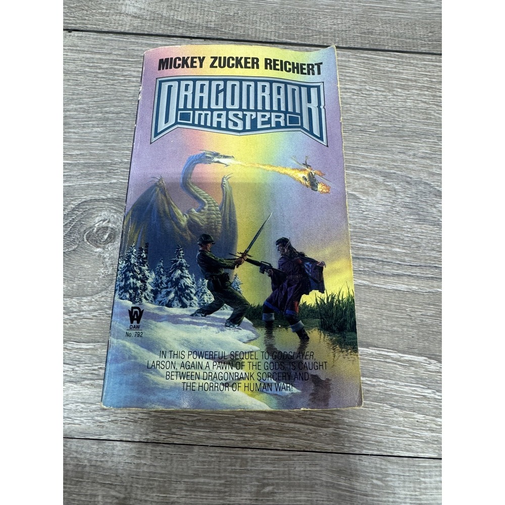 Dragonrank Master by Mickey Zucker Reichert DAW Books Fantasy Paperback 1989